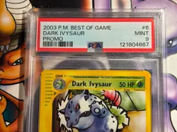 2003 Pokemon ~ Best of Game Promo ~ Dark Ivysaur #6 ~ PSA 9 MINT - Image 2