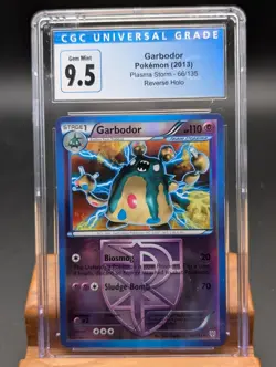 2013 Pokemon Plasma Storm Garbodor Reverse Holo #66 CGC Gem Mint 9.5/10 - Image 1