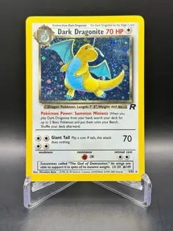 Dark Dragonite 5/82 Team Rocket (2000) Holo Rare Vintage WOTC Pokemon TCG - Image 3