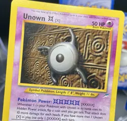 6x Unown Lot [X, G, P, V, T, S] Neo Destiny Unlimited (2002) Pokemon TCG - Image 5