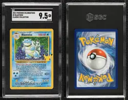 Blastoise () Holo Pokemon Celebrations Classic Collection SGC 9.5 Mint+ - Image 3