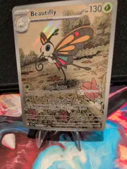 Beautifly 219/217 IR Ascended Heroes Evolution NM English Pokemon TCG Pack Fresh - Image 2