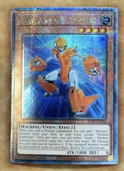 Yugioh Machina Gearframe RA03-EN234 Quarter Century Rare 1st Ed NM - Image 1