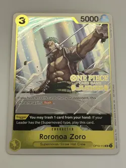 OnePiece TCG - Roronoa Zoro OP10-113 (Judge Pack Vol. 6) - Image 3