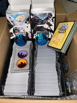 Pokemon Card TCG Lot 7.5 lbs modern/holo/reverse holo, code cards, dice, coins - Image 1