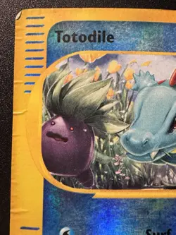 Totodile 134/165 Expedition Pokemon Card Reverse Holo Foil Rare HP- - Image 3