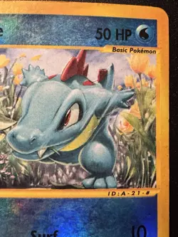 Totodile 134/165 Expedition Pokemon Card Reverse Holo Foil Rare HP- - Image 4