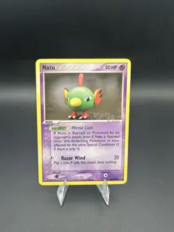 Pokemon TCG Natu 66/107 Non-Holo Card EX Deoxys Yuka Morii - Image 1