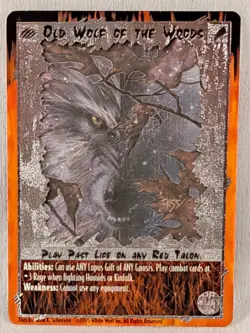 Rage Werewolf Apocalypse CCG 3 Card Lot: Alexandru, Lupo, and Old Wolf - Foil - Image 3