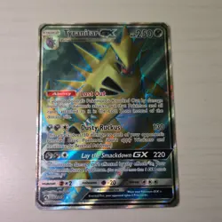 Pokemon TCG Tyranitar GX Full Art Ultra Rare Holo Card 203/214 Sm-Lost Thunder - Image 2