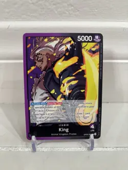 King (ENG)- One Piece: Two Legends Card Game - OP08-057 - Leader NM - Image 1