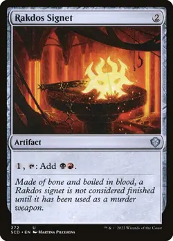 1x Rakdos Signet NM Eng MTG - Starter Commander - Image 1