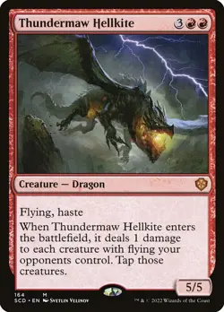 1x Thundermaw Hellkite NM Eng MTG - Starter Commander - Image 1