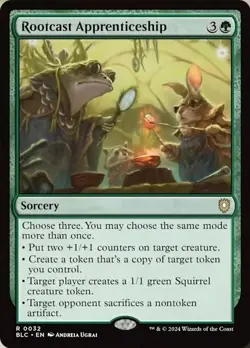 Rootcast Apprenticeship - Commander: Bloomburrow #0032 MTG Magic The Gathering - Image 1