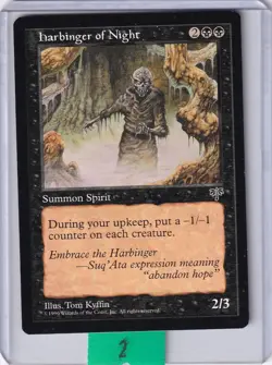 Harbinger of Night * Mirage MTG - Played - Image 3