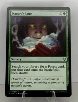 MTG Nature's Lore - Commander Legends: Battle for Baldur's Gate - Image 1