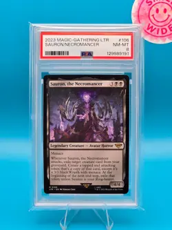 PSA 8 - 2023 MAGIC THE GATHERING LTR, 106 SAURON, THE NECROMANCER - Image 1