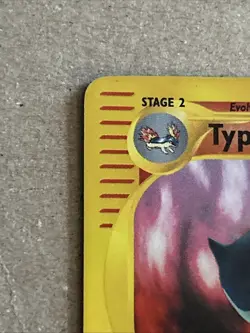 Pokemon TCG Typhlosion Expedition Base Set Holo Card 28/165 - Image 3