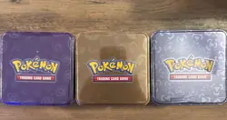 Pokemon TCG: Stacking Tin Set of 3 - Psychic Dragon Metal - Sealed - Image 2