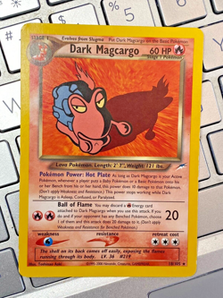 Pokemon Dark Magcargo Neo Destiny Card #18/105 LP - Image 1