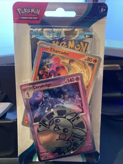 Pokemon TCG Ceruledge Blister Pack Paradox Rift Factory Sealed Cards - Image 1