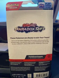 Pokemon TCG Ceruledge Blister Pack Paradox Rift Factory Sealed Cards - Image 2