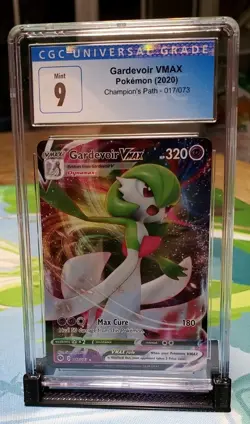 CGC Mint 9 Gardevoir VMAX Pokemon Champion's Path 017/073 - Image 1