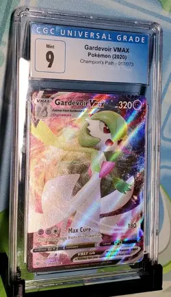 CGC Mint 9 Gardevoir VMAX Pokemon Champion's Path 017/073 - Image 2