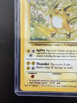 Pokemon Base Set 2 Raichu 16/130 Holo NM Near Mint - Image 5
