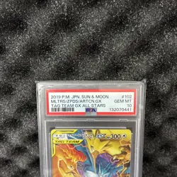 2019 POKEMON JAPAN MOLTRES ZAPDOS ARTICUNO GX sm12a 102/173 PSA 10 - Image 3