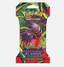 100 x POKEMON TCG PHANTASMAL FLAMES SLEEVED BOOSTER PACKS - SEALED & NEW - Image 4