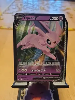 Pokemon TCG Sword And Shield Espeon Black Star Promo SWSH201 NM/M - Image 1