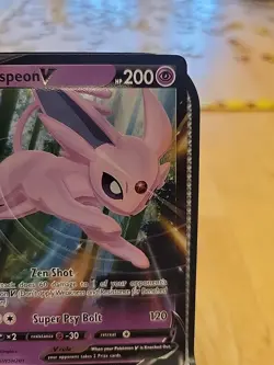 Pokemon TCG Sword And Shield Espeon Black Star Promo SWSH201 NM/M - Image 4