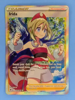 Irida (Full Art) 186/189 Pokemon TCG Ultra Rare SWSH10: Astral Radiance NM - Image 1