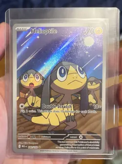Helioptile - 143/132 Illustration Rare Pokemon Mega Evolution - NM TCG - Image 3