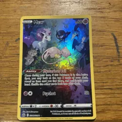 Pokemon TCG Mew GG10/GG70 Crown Zenith Galarian Gallery (Sleeping Mew) Gg10/Gg70 - Image 1