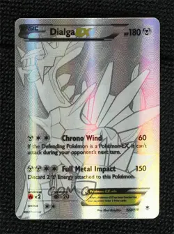 Full Art Silver - Dialga EX Pokemon XY Phantom Forces #122 - Image 1