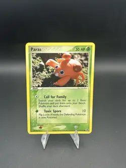 Pokemon TCG Paras 72/112 EX Fire Red & Leaf Green Common Yuka Morii - Image 1