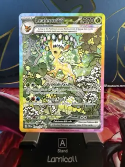 Pokemon TCG Leafeon EX Sir 144/131 Prismatic Evolutions - Image 1