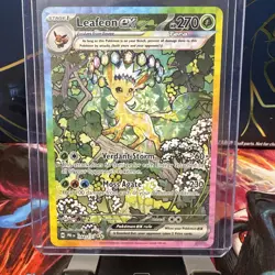 Pokemon TCG Leafeon EX Sir 144/131 Prismatic Evolutions - Image 2