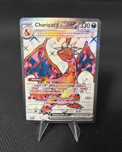 CHARIZARD 056 Black Star Promo Pokemon TCG Full Art NM - Image 1