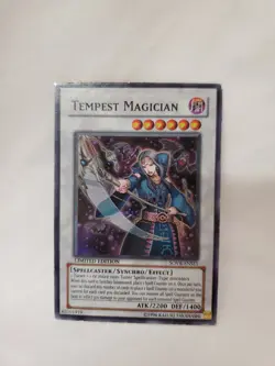 Yu-Gi-Oh Tempest Magician Limited Edition SOVR-ENSE1 Moderately Played Condition - Image 1