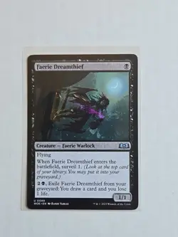 Faerie Dreamthief - Wilds of Eldraine - LP - MTG Magic - Uncommon - Creature - Image 1