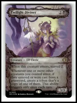 Twilight Diviner (Showcase) R Lorwyn Eclipsed 315 NM - Image 1