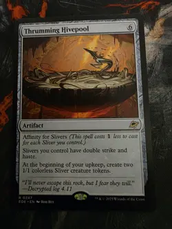 Thrumming Hivepool (REGULAR) x1 - MTG Edge of Eternities EOE #247 - Image 1