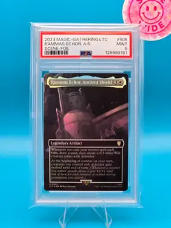 PSA 9 - 2023 MAGIC THE GATHERING LTC, 505 RAMMAS ECHOR, ANCIENT SHIELD S/F - Image 1