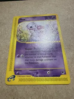 Mew 55/165 Rare Expedition Base Set Pokemon E Card LP Non Holo 2002 WotC - Image 2