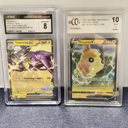 2 Slab Lot CGC 10 Gem Mint Pokemon Card TCG CUTE COOL GIFT SET PAIR FAST USPS EN - Image 1