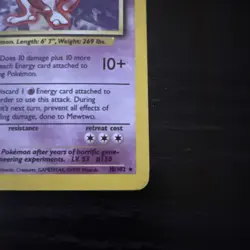 Pokemon TCG Mewtwo Base Set 10/102 Holo 1999-2000 Wizards Base Set Copyright... - Image 5