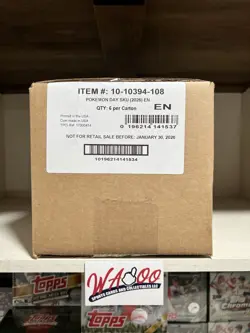 Pokemon TCG Day 2026 Collection 6 Box Factory Sealed Case - Image 1